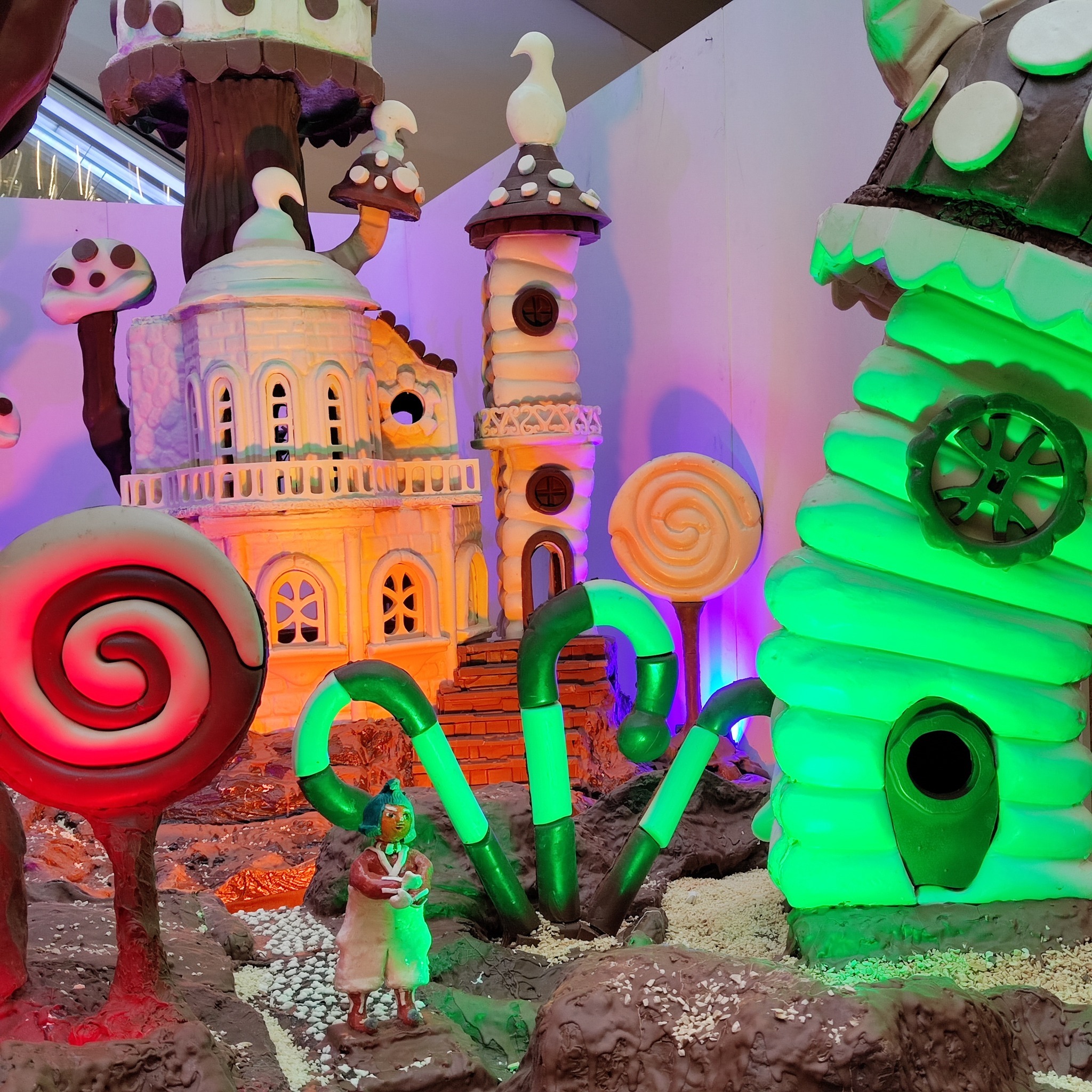 Exposición de choco-expo en Bahia Sur San Fernando